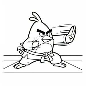 coloriage Angry Birds pour enfant