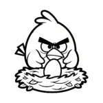 coloriage Angry Birds et decoupage a imprimer gratuit
