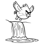 coloriage Angry Birds en ligne pour enfant