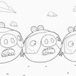 coloriage Angry Birds a dessiner en ligne