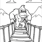 télécharger coloriage Donkey Kong gratuit