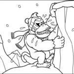 coloriage Donkey Kong gratuit a imprimer