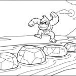 coloriage Donkey Kong de pour enfants