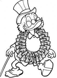 imprimer coloriage DuckTales pour enfant