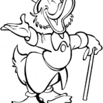 coloriage DuckTales et decoupage