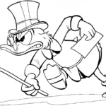 coloriage DuckTales pour enfant à imprimer