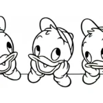 coloriage DuckTales a dessiner en ligne