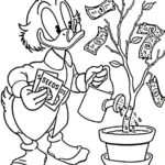 coloriage DuckTales à imprimer pour enfant de 9 ans