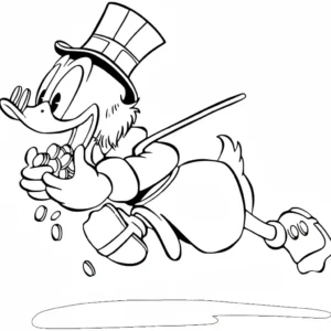 coloriage DuckTales pour enfant à imprimer
