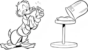 coloriage DuckTales et decoupage