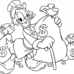 coloriage DuckTales pour enfant de à imprimer