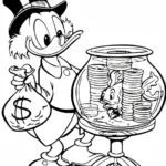 coloriage DuckTales pour enfants à imprimer