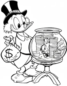 coloriage DuckTales pour enfants à imprimer