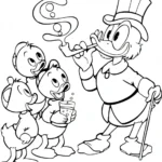 image de coloriage DuckTales pour enfant
