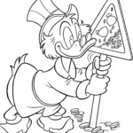 coloriage DuckTales à imprimer kawaii
