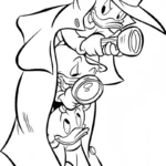 coloriage DuckTales a imprimer gratuitement