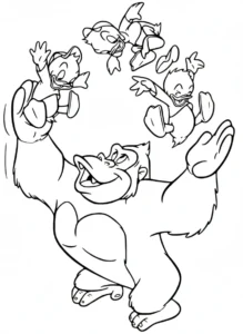 coloriage DuckTales à imprimer gratuit