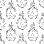 coloriage Fruit du Dragon gratuit