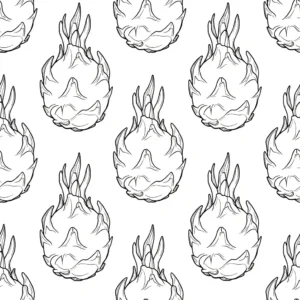 coloriage Fruit du Dragon gratuit