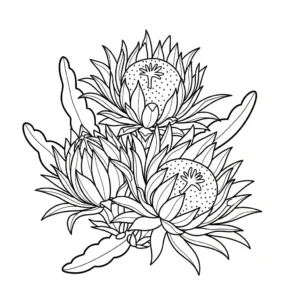 coloriage Fruit du Dragon gratuit en ligne