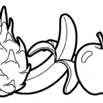 télécharger coloriage Fruit du Dragon gratuit