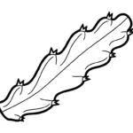 coloriage Fruit du Dragon à imprimer pour enfant de 2 ans