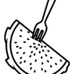 coloriage Fruit du Dragon à imprimer pdf