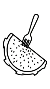 coloriage Fruit du Dragon à imprimer pdf