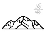 coloriage Jeux Olympiques d’Hiver de 2026 à imprimer pour enfant de 8 ans