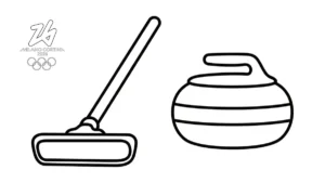 coloriage Jeux Olympiques d’Hiver de 2026 a dessiner en ligne