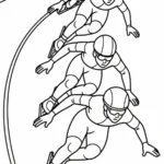coloriage Jeux Olympiques d’Hiver de 2026 a imprimer