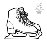 coloriage Jeux Olympiques d’Hiver de 2026 pour enfant a imprimer gratuit