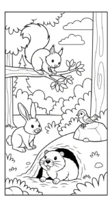 coloriage Jour de la Marmotte a telecharger