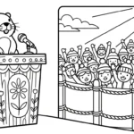 coloriage Jour de la Marmotte à imprimer pour enfant de 7 ans