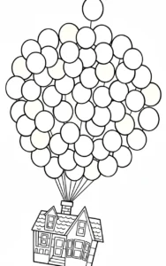 coloriage Là Haut pour enfant a imprimer gratuit