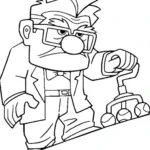 coloriage Là Haut à imprimer gratuitement pdf