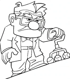 coloriage Là Haut à imprimer gratuitement pdf