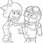 coloriage Là Haut pour enfants a imprimer gratuit