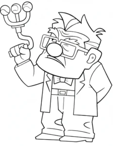 coloriage Là Haut à imprimer pour enfant de 9 ans