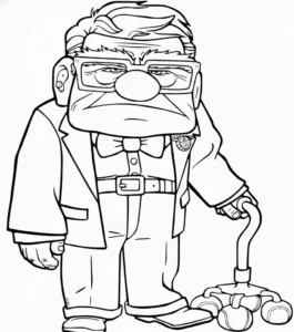 a imprimer coloriage Là Haut gratuit