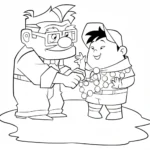 coloriage Là Haut pour enfants a imprimer