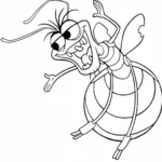 coloriage La Princesse et la Grenouille a imprimer pour enfant de 4 ans