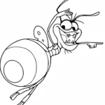 coloriage La Princesse et la Grenouille pour enfants à télécharger