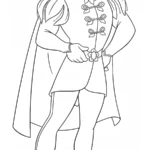 coloriage La Princesse et la Grenouille à imprimer pdf
