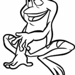 coloriage La Princesse et la Grenouille gratuit en ligne