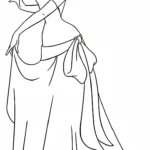 coloriage La Princesse et la Grenouille educatif pour enfant