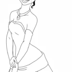 coloriage La Princesse et la Grenouille en ligne
