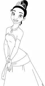 coloriage La Princesse et la Grenouille en ligne
