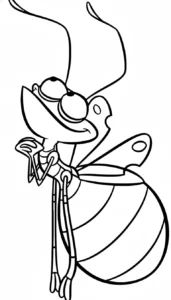 coloriage La Princesse et la Grenouille à imprimer pdf gratuit