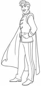 coloriage La Princesse et la Grenouille de pour enfants